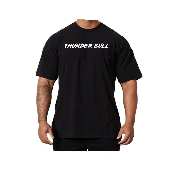 black short sleeve t-shirt road rage font design