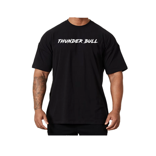 black short sleeve t-shirt road rage font design
