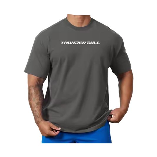 Thunder Bull Oversized Dark Gray T-shirt