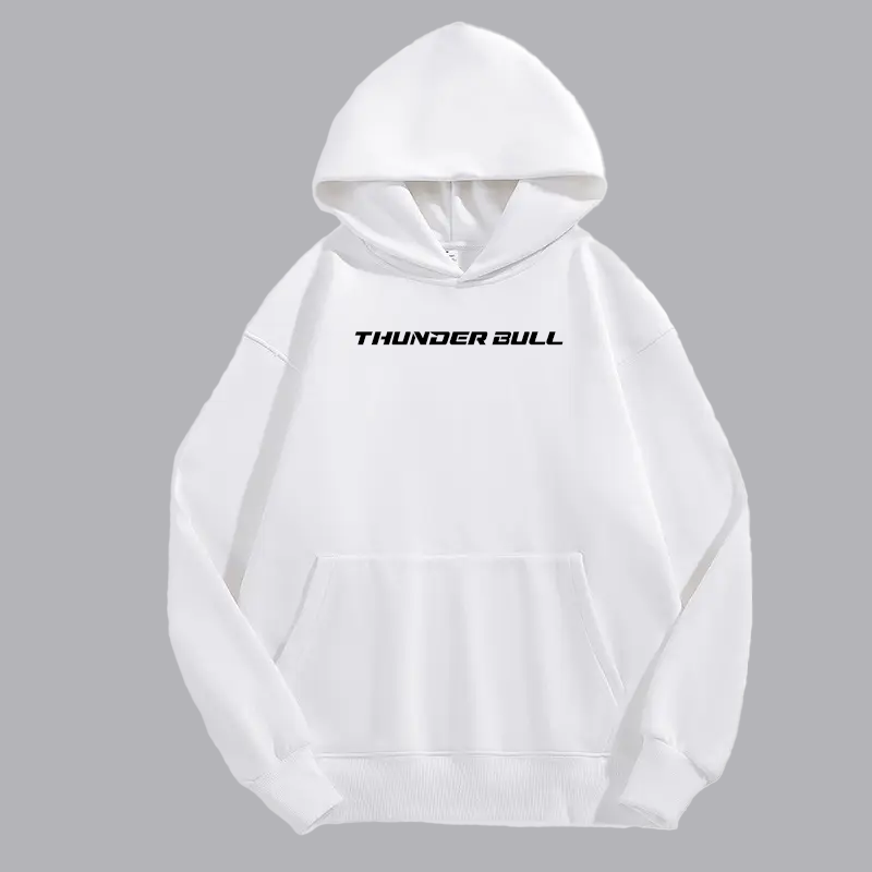 White Thunder Bull Hoodie (Brand Name)