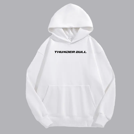 White Thunder Bull Hoodie (Brand Name)